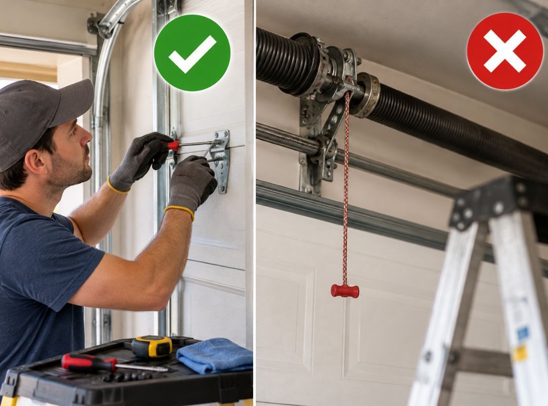 DIY Garage Door Repair: What’s Safe to Fix Yourself
