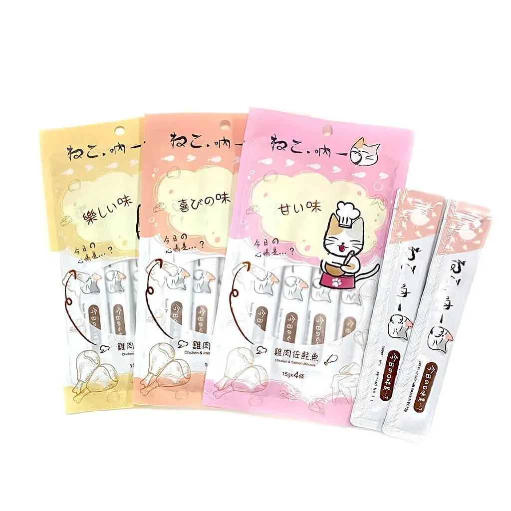 【吶一口】貓肉泥-隨機混搭12包（共48入）
