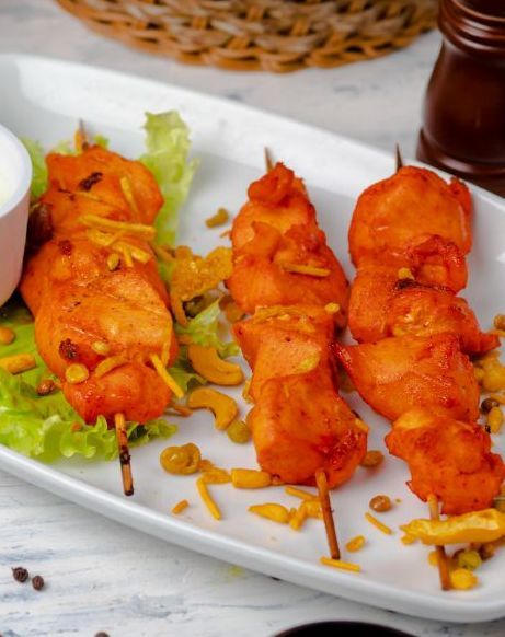 Honey Buffalo Kipspiesjes