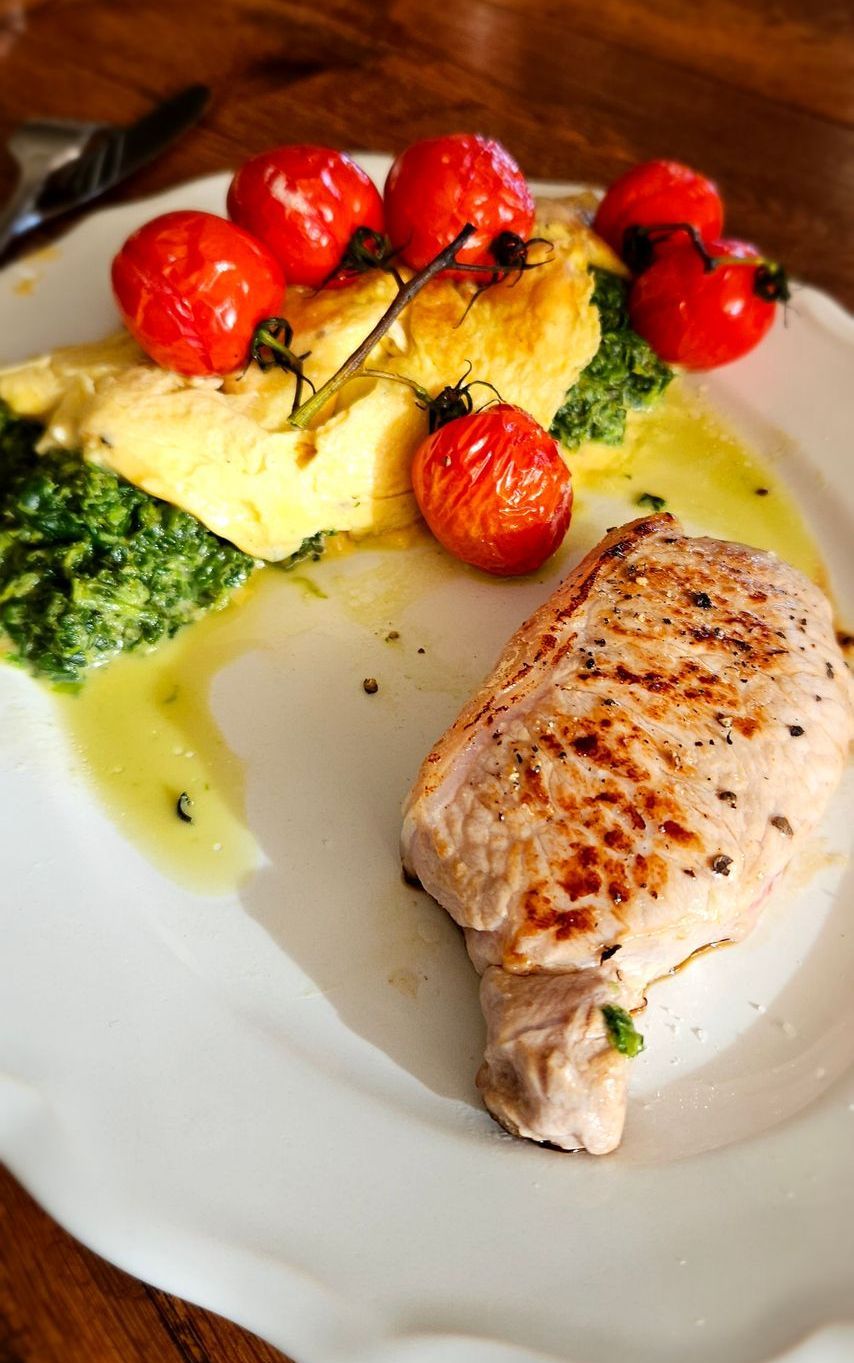 Romige Spinazie Omelet
