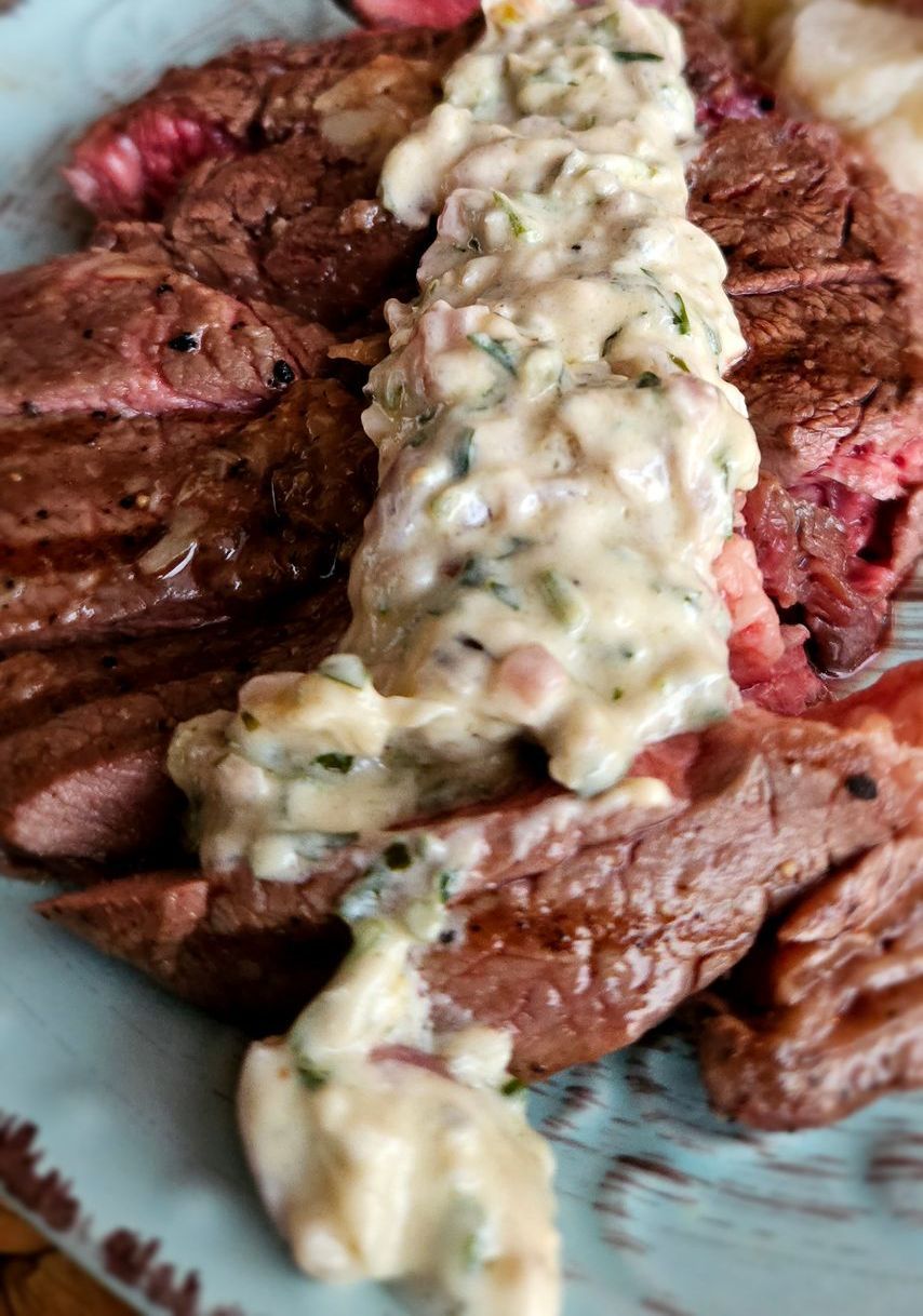Black Angus Ribeye met Gorgonzola