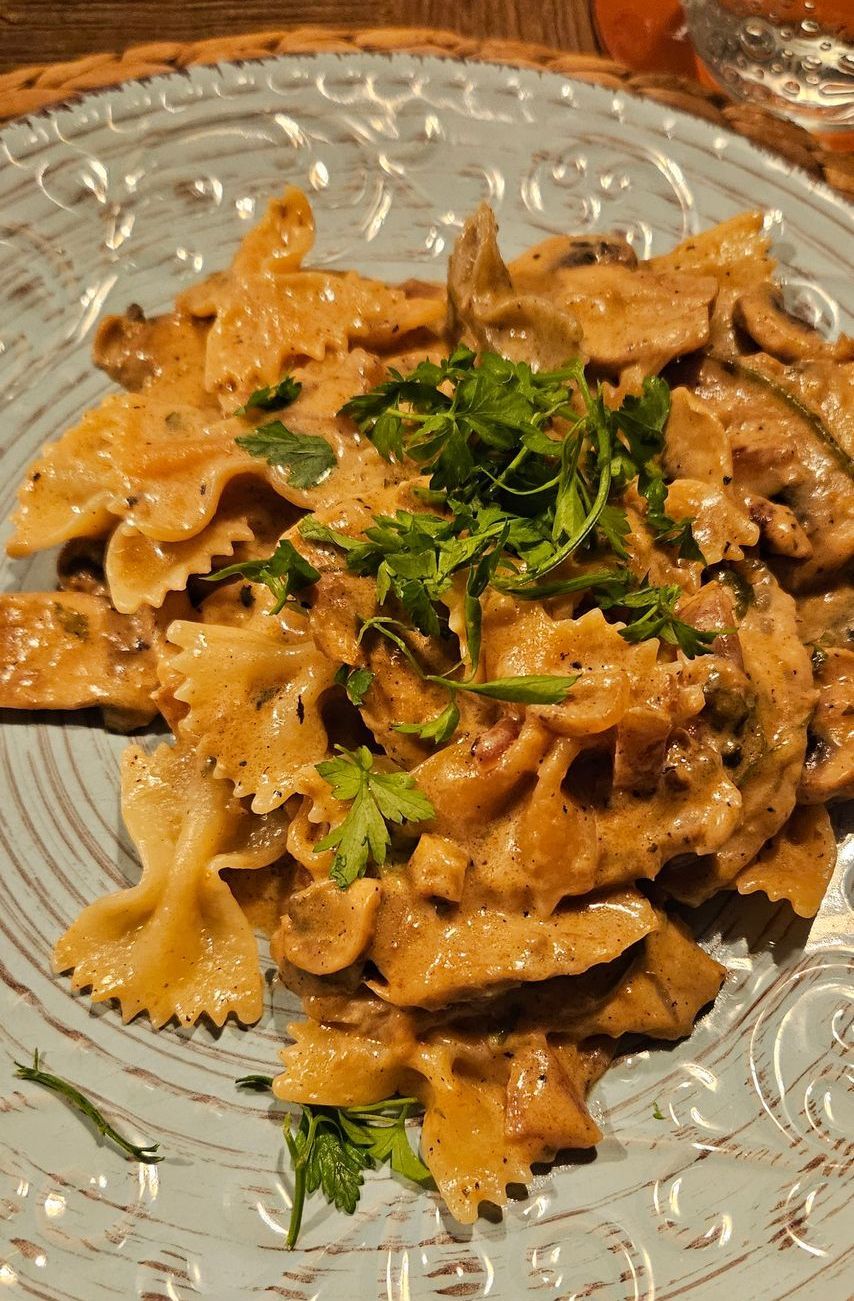 kippendijfilet in champignon truffelsaus