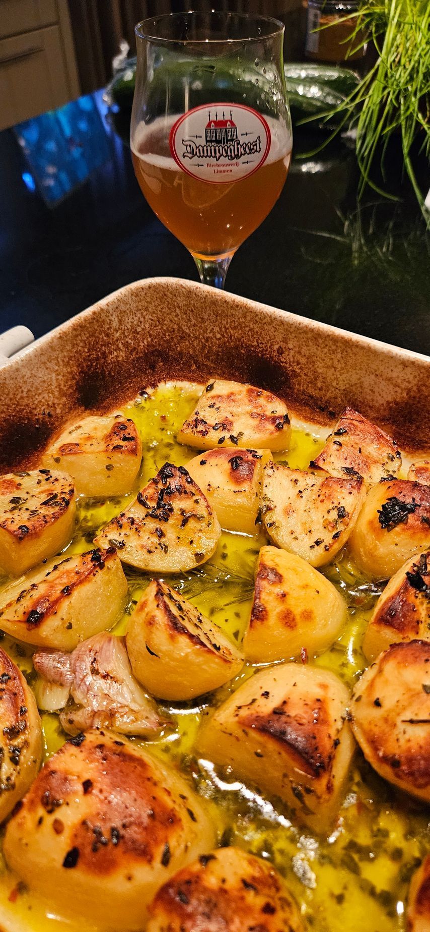 Griekse Citroenaardappeltjes uit de oven.
