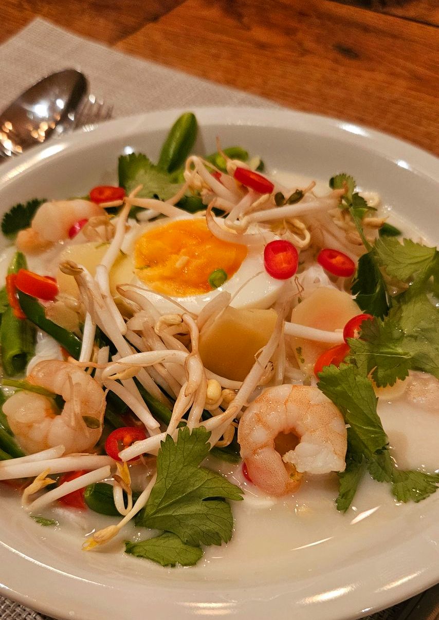 Thaise Noodle Soup with shrimps