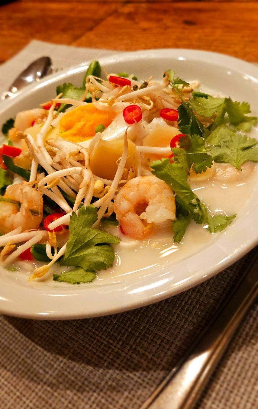Thaise Noodle Soup with shrimps