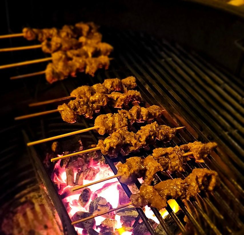 Saté Kambing (Saté van geitenvlees)