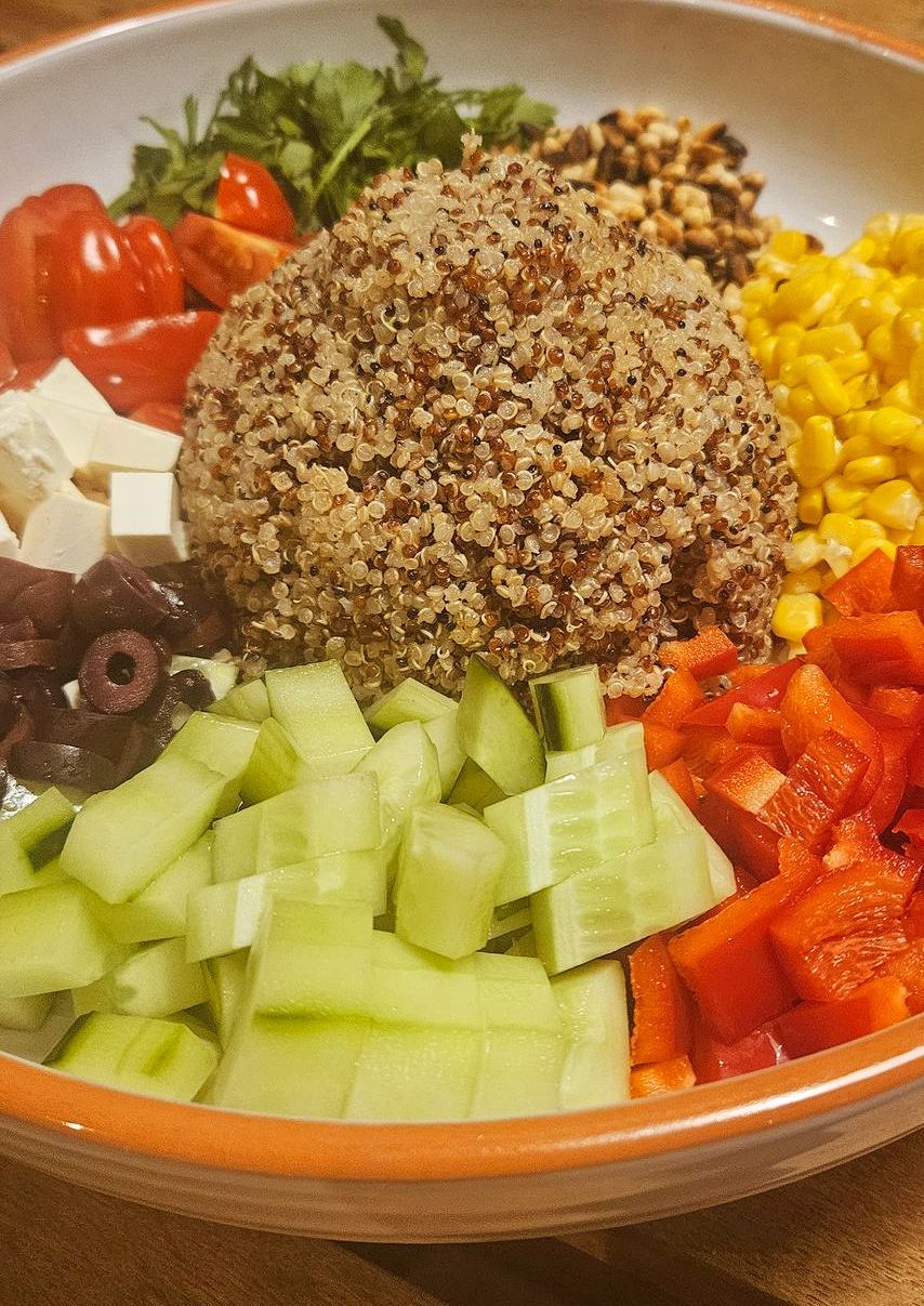 Griekse Salade met Quinoa