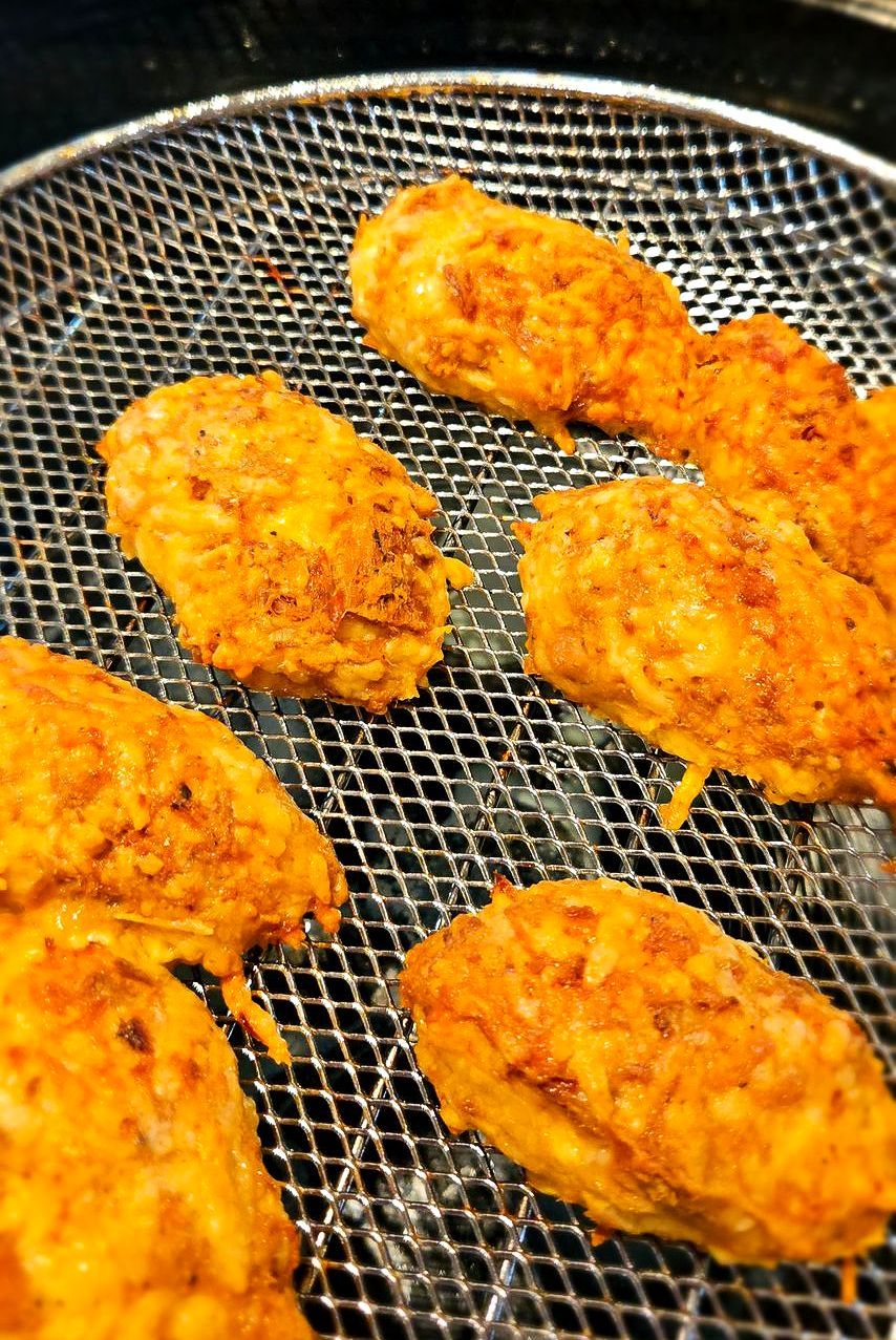 Koolhydraatarme Vissticks uit de Airfryer