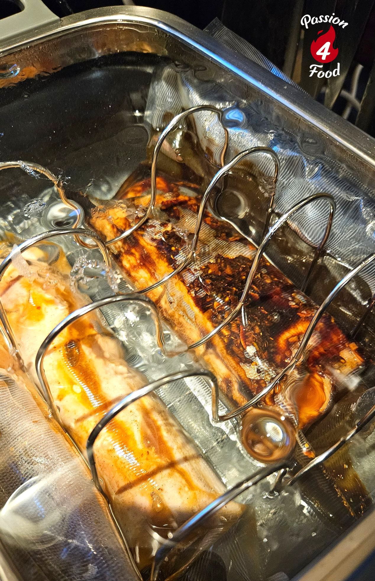 Buikspek in Sous-Vide apparaat