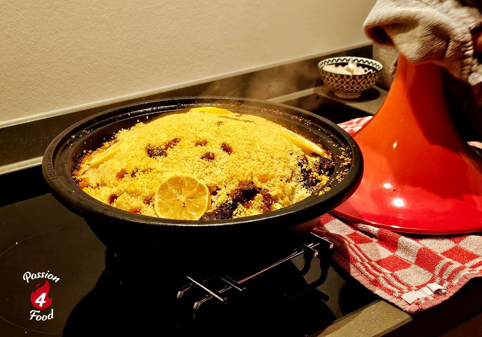 Lamsschouder met couscous uit de oven Lamsschouder met couscous uit de oven
