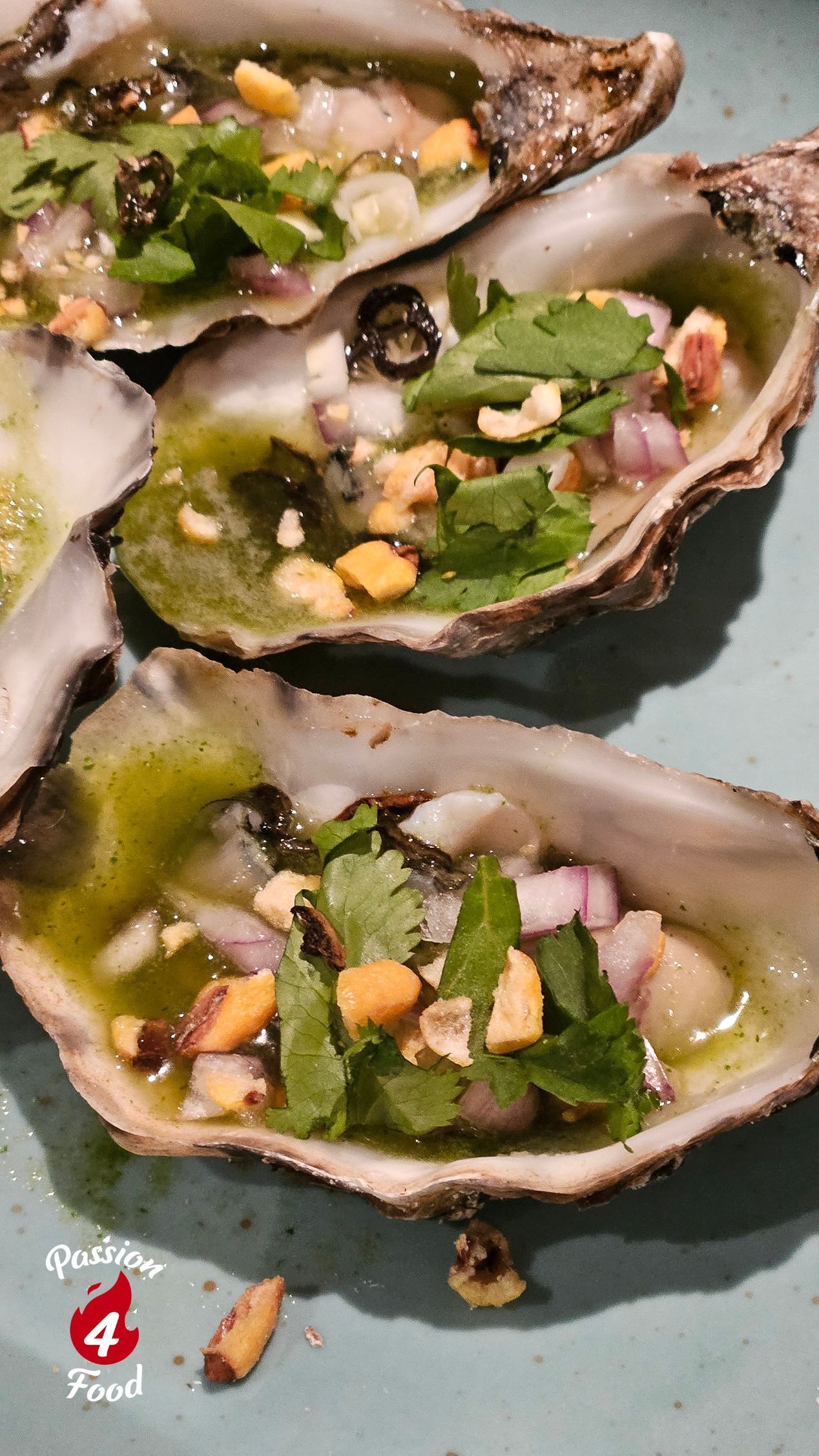Ceviche van oesters