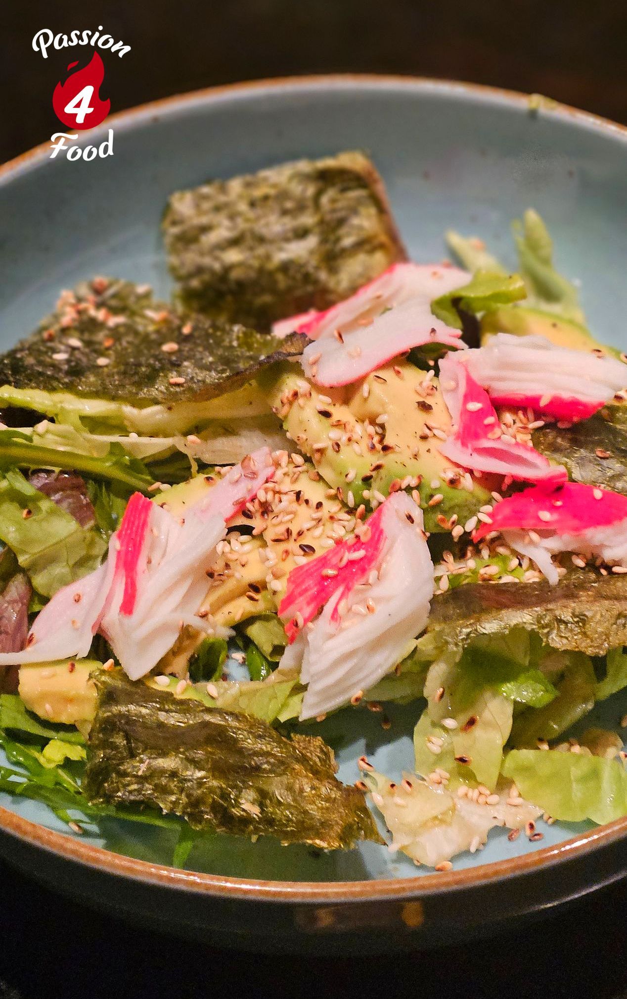 Nori salade met avocado