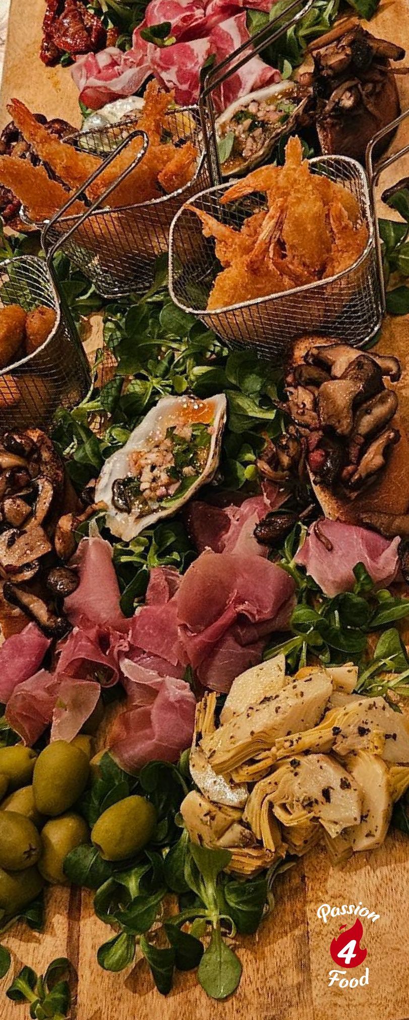 Antipasti borrelplank