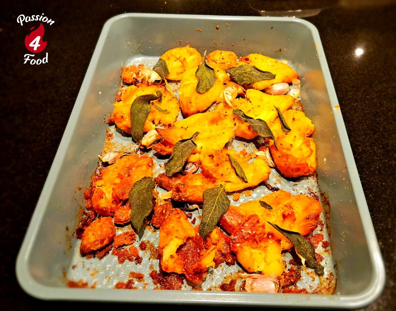 Smashed Baked Potatoes