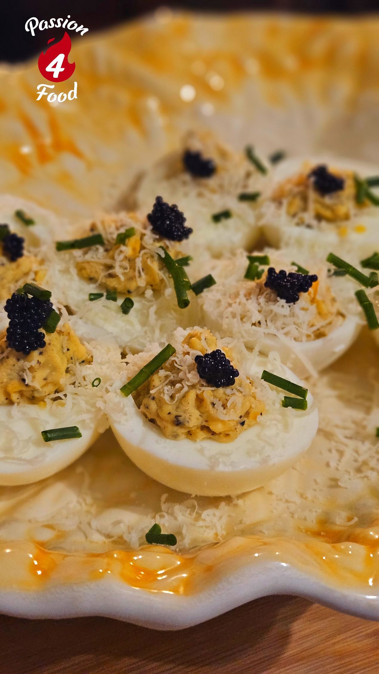 Gevulde eieren met Parmezaan en truffel