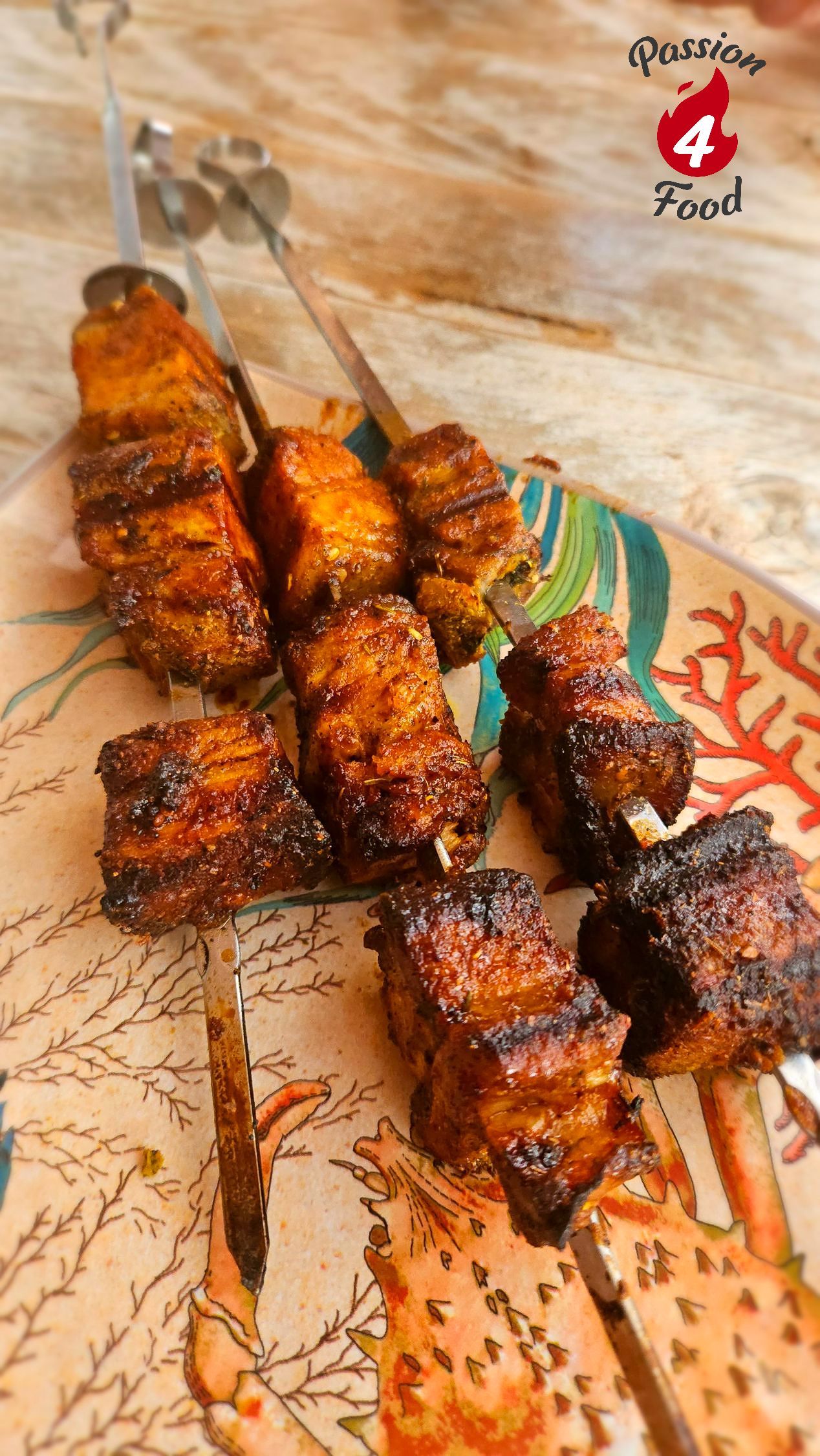 Buikspekspiesjes van de BBQ Buikspekspiesjes van de BBQ
