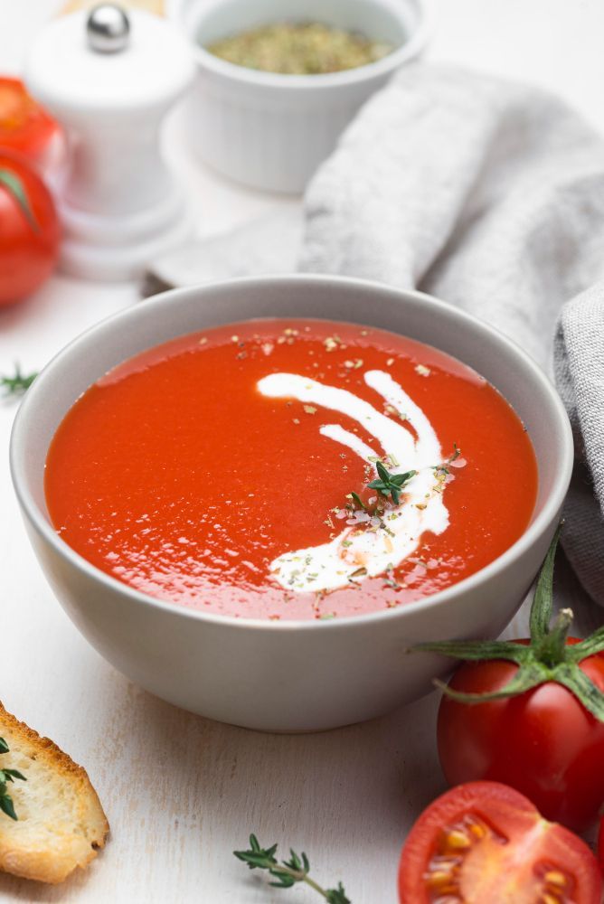 Paprika-Tomatensoep