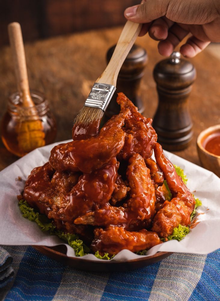 Sticky chickenwings uit de oven