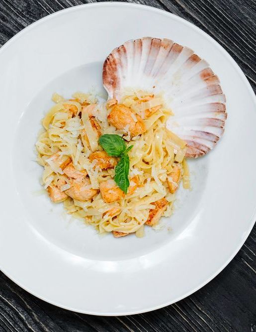 Risotto con Capesante e Gamberi
