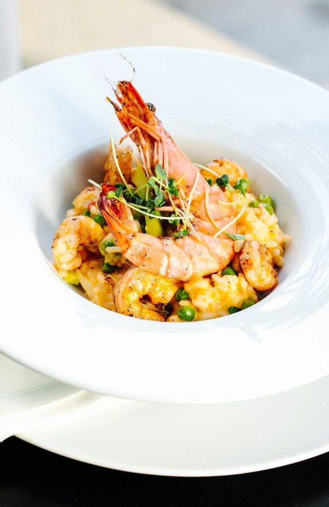 Risotto con Capesante e Gamberi