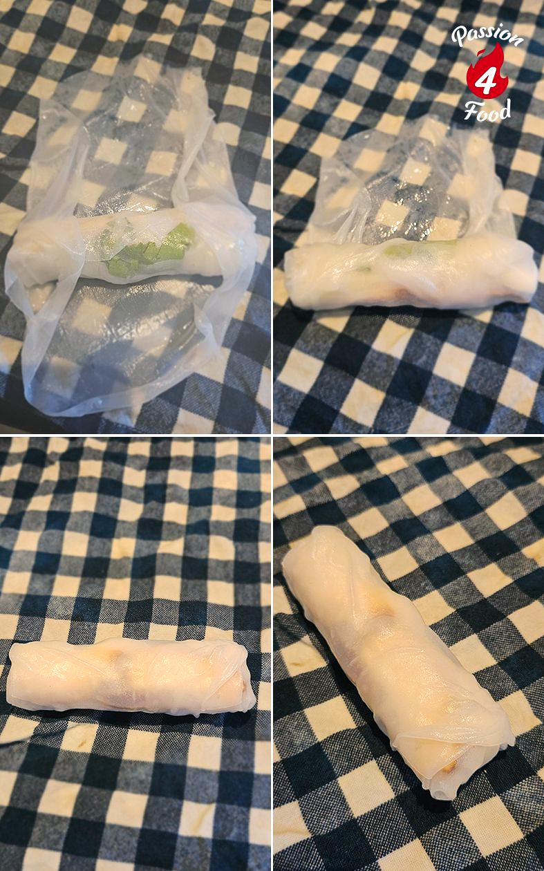 Crispy Springrolls with chicken