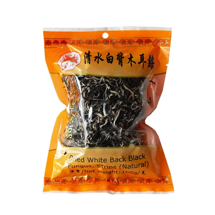 Golden Lily Dried White Black Fungus Strips Golden Lily Dried White Black Fungus Strips