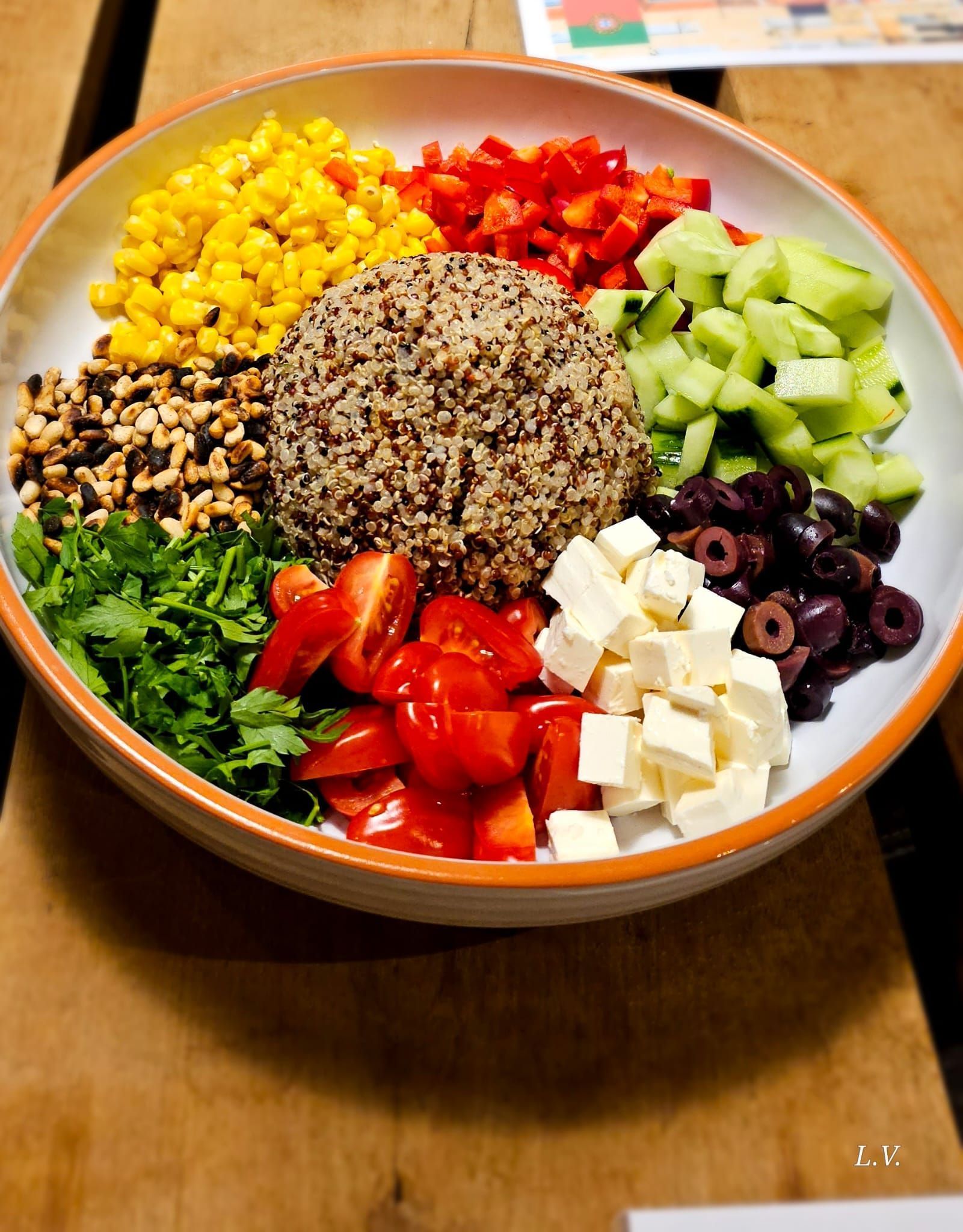 Griekse Salade met Quinoa