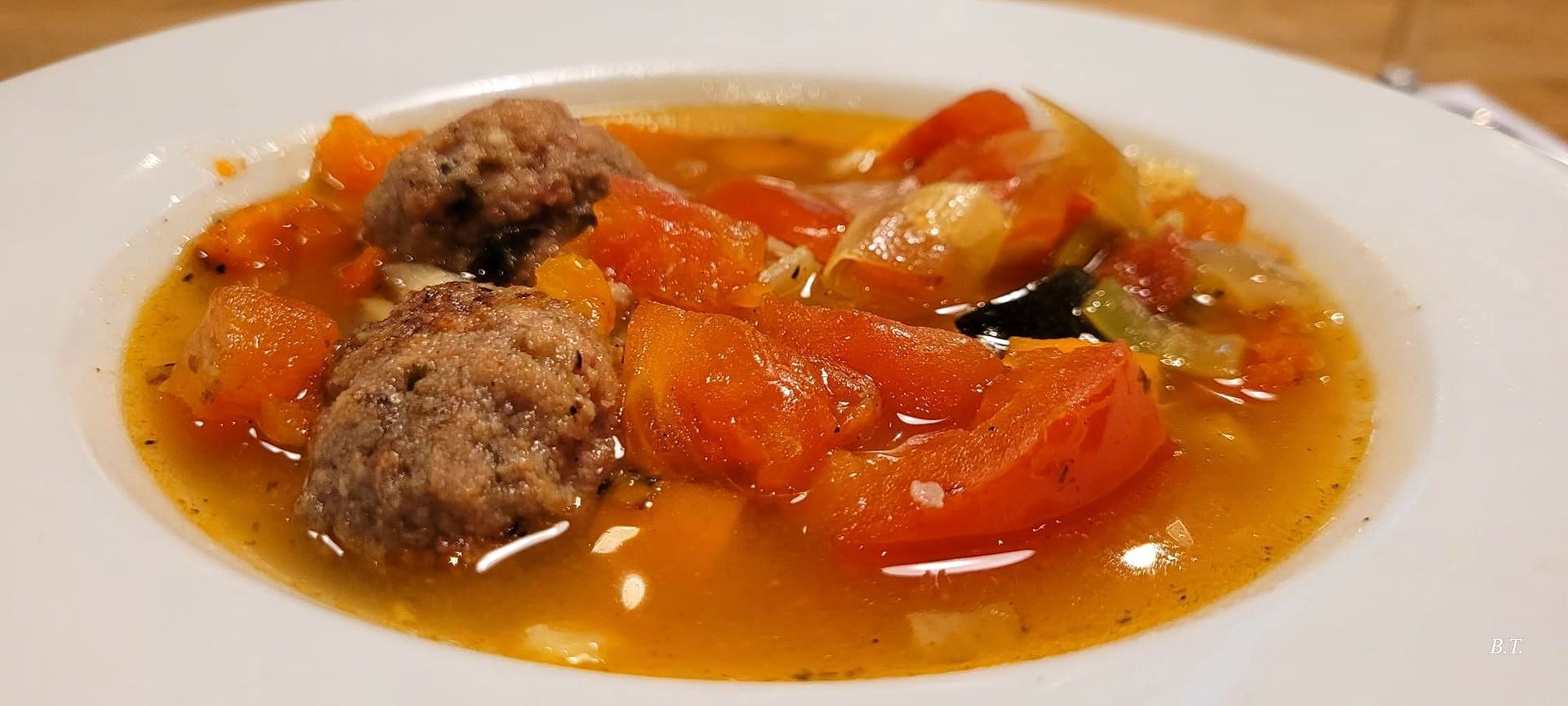 Italiaanse Gegrilde  Groentensoep