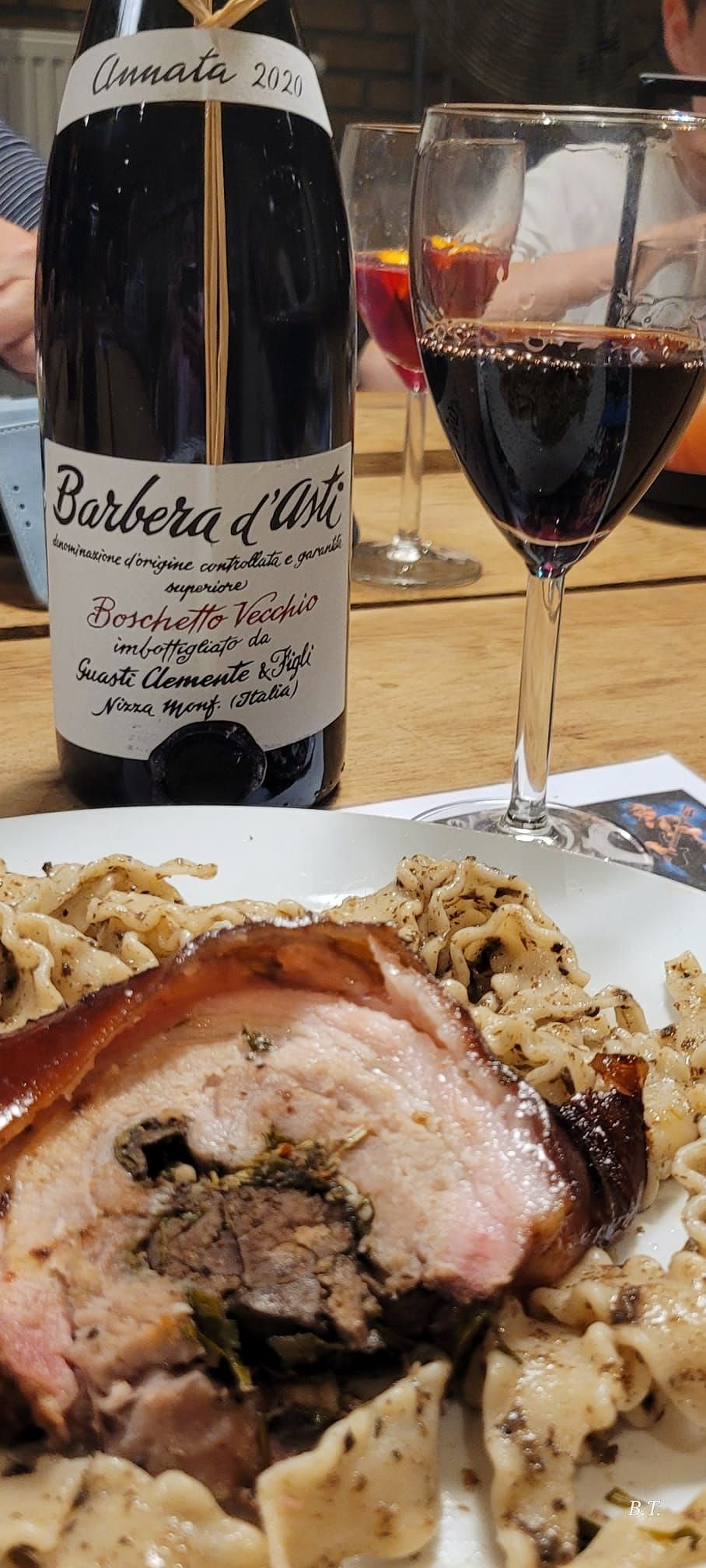 Porchetta van de BBQ