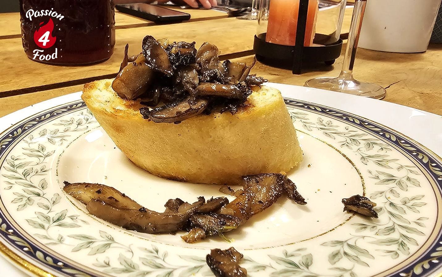 Bruschetta met Paddestoelen