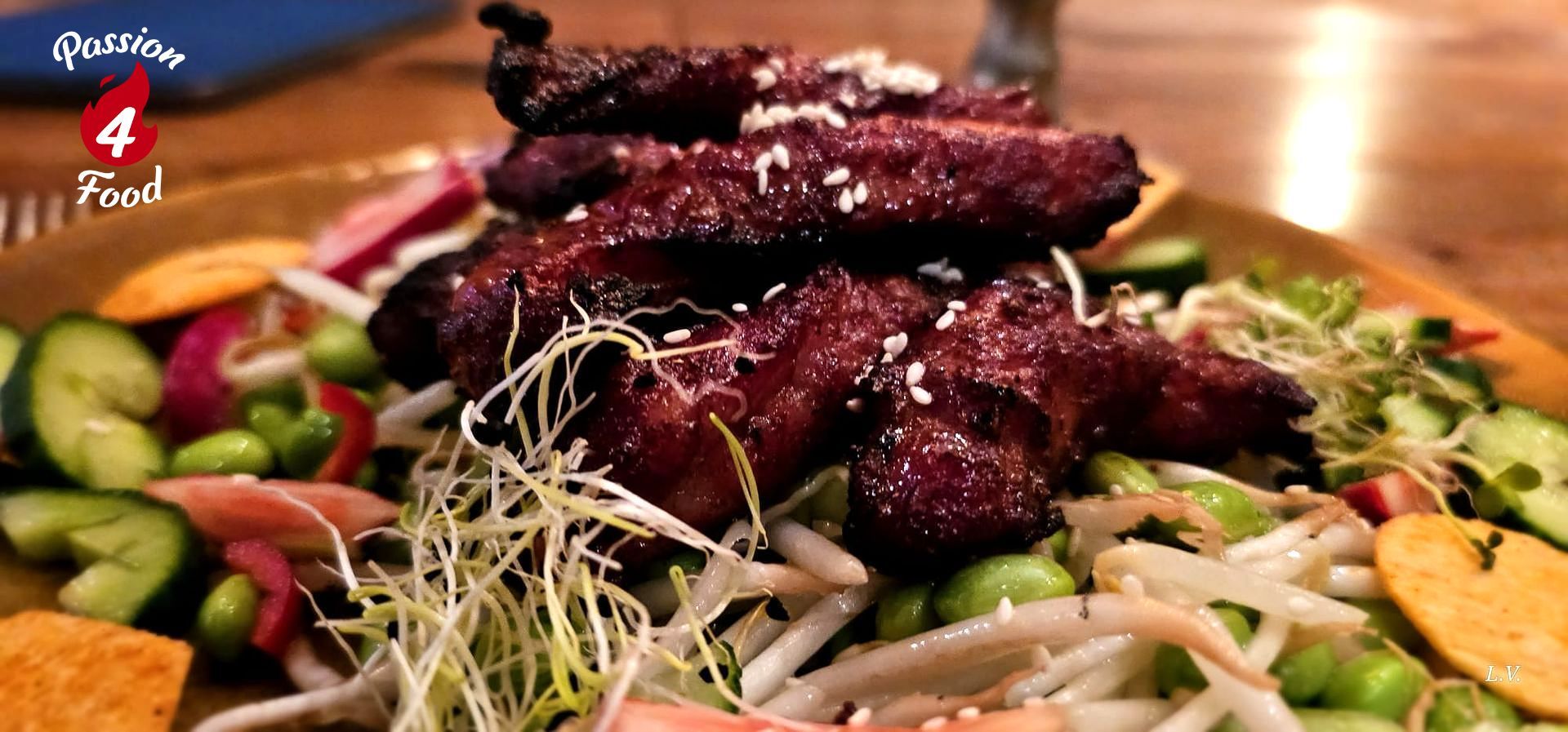 Aziatische Iberico Ribfingers Aziatische Iberico Ribfingers