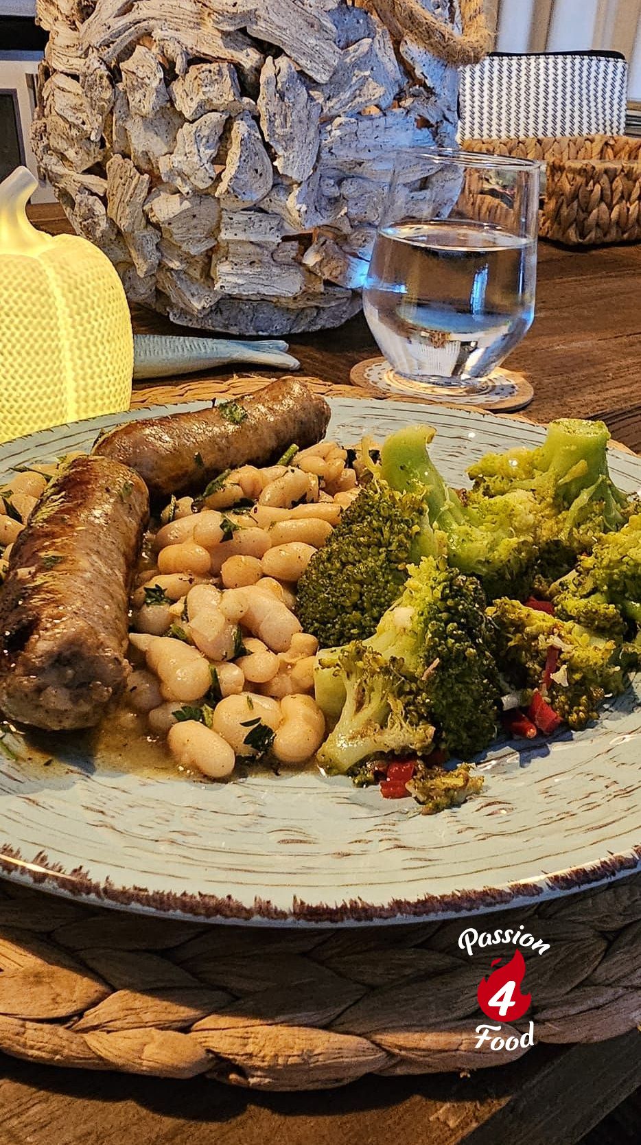 Brócoli con pimiento rojo y limón
