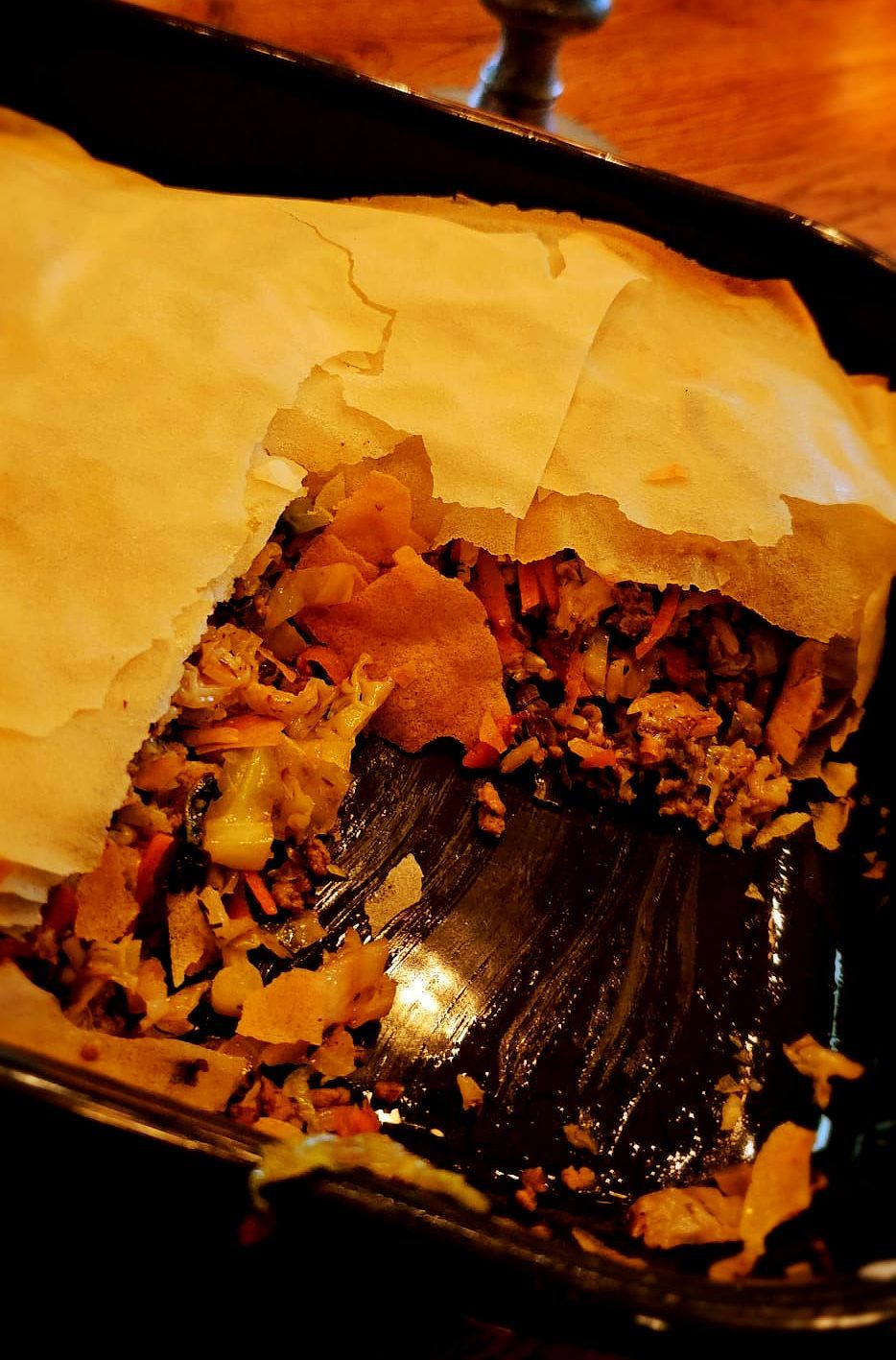 Savooiekool filodeeg ovenschotel
