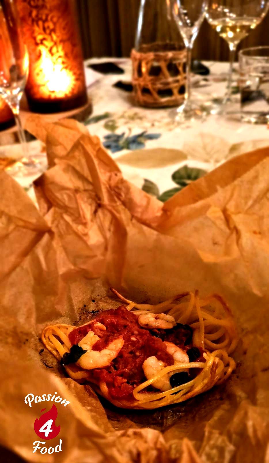 Pasta in busta dal forno