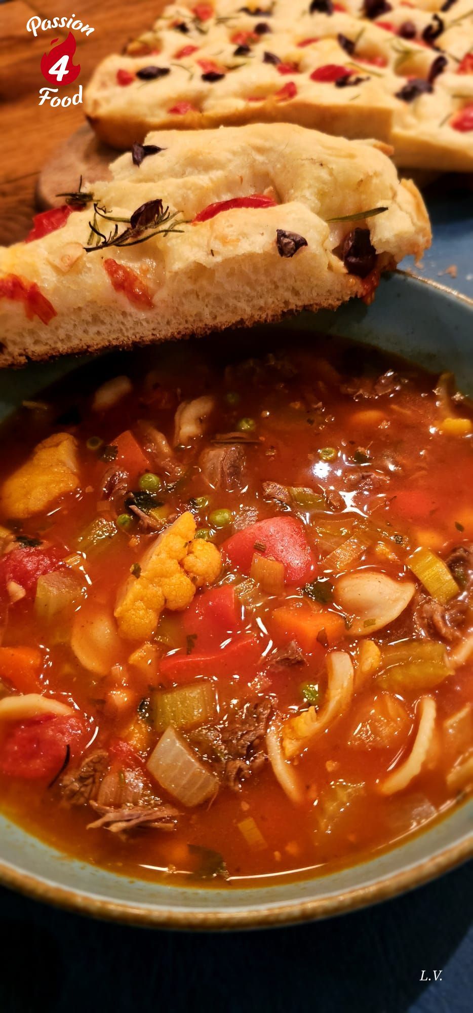 Minestronesoep met Rundvlees Minestronesoep met Rundvlees