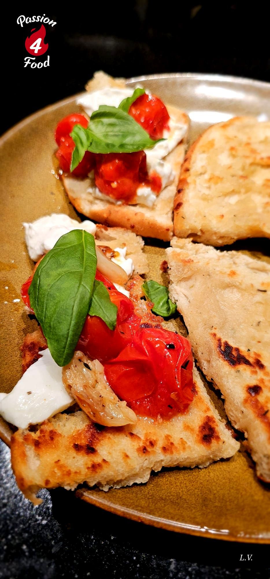 Tomaten Burrata Focassia