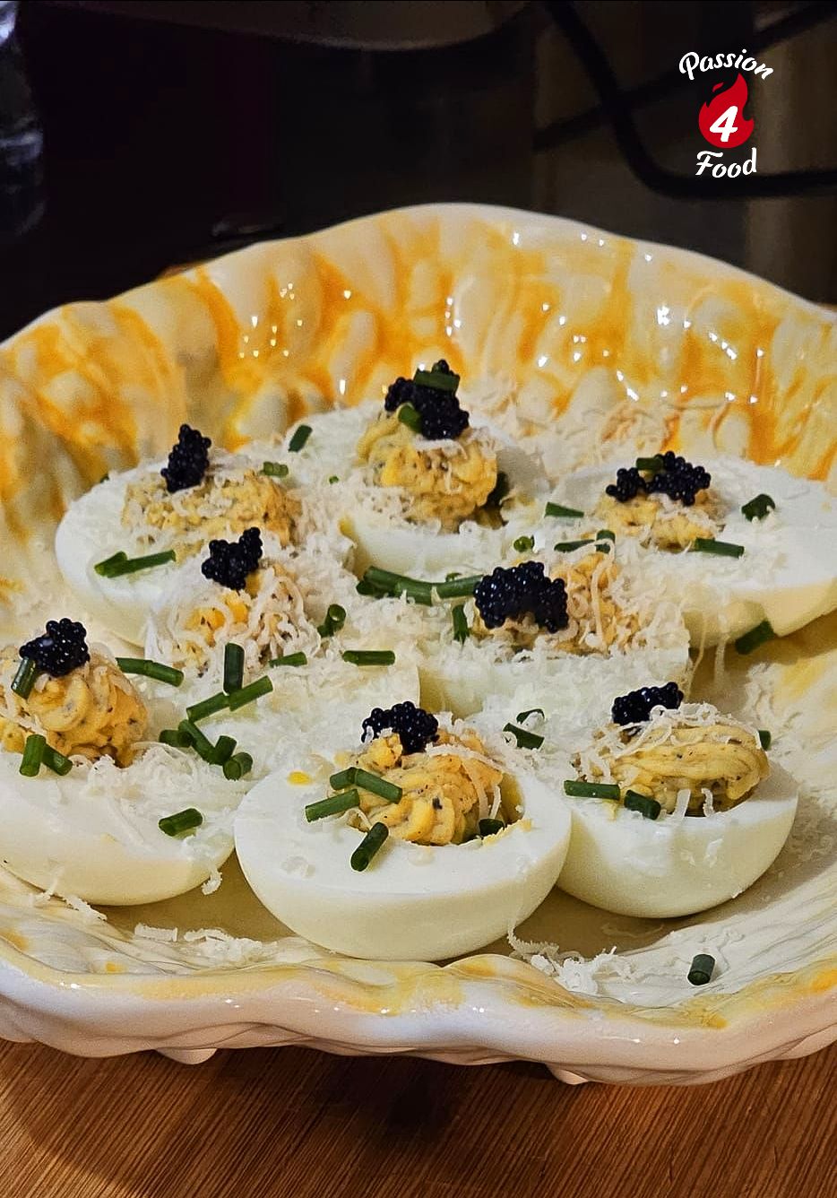 Gevulde eieren met Parmezaan en truffel