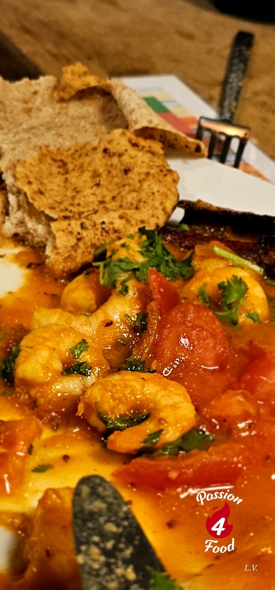 garnalencurry met puri's