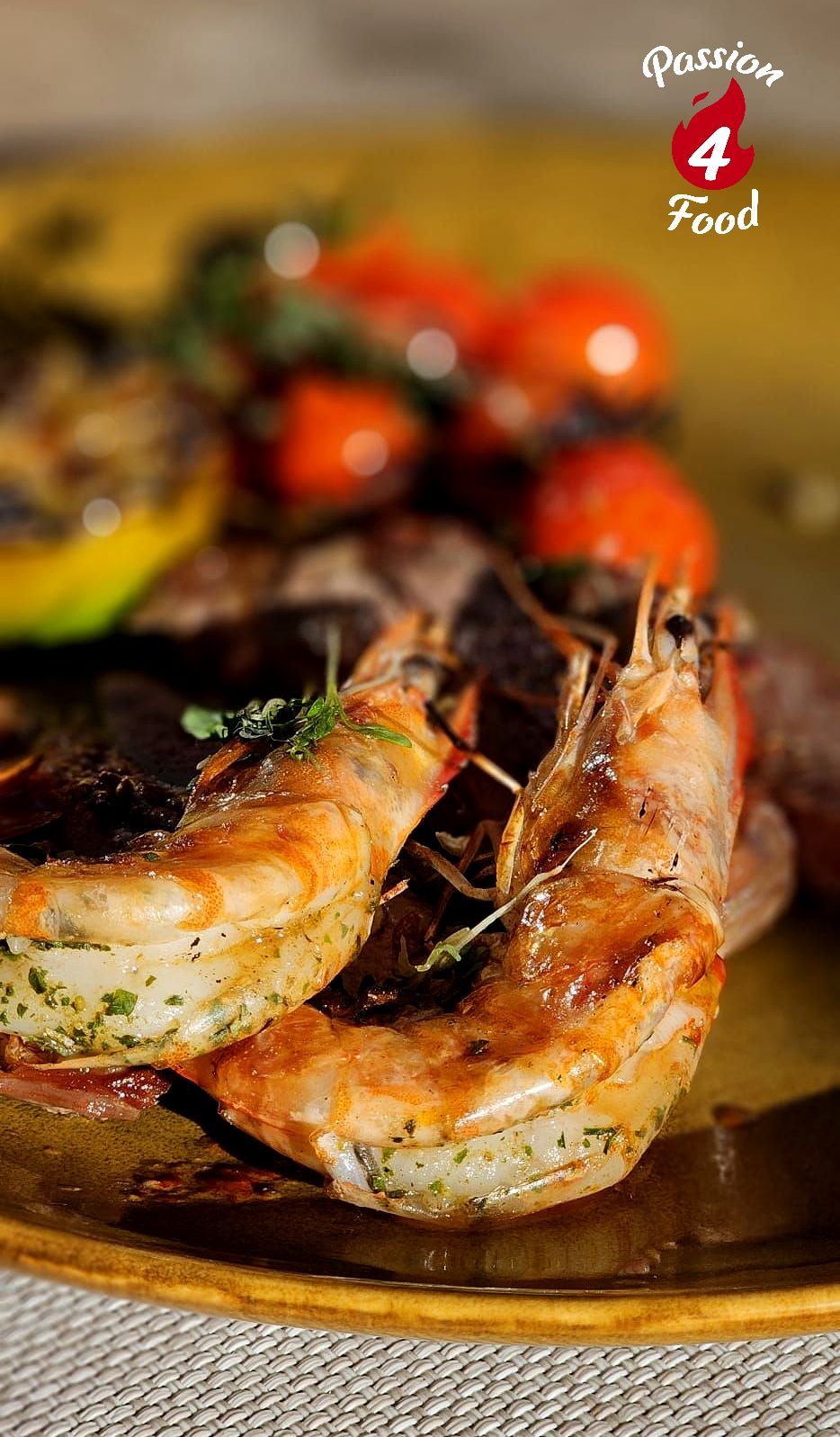 Surf & Turf - Ribeye & Gamba