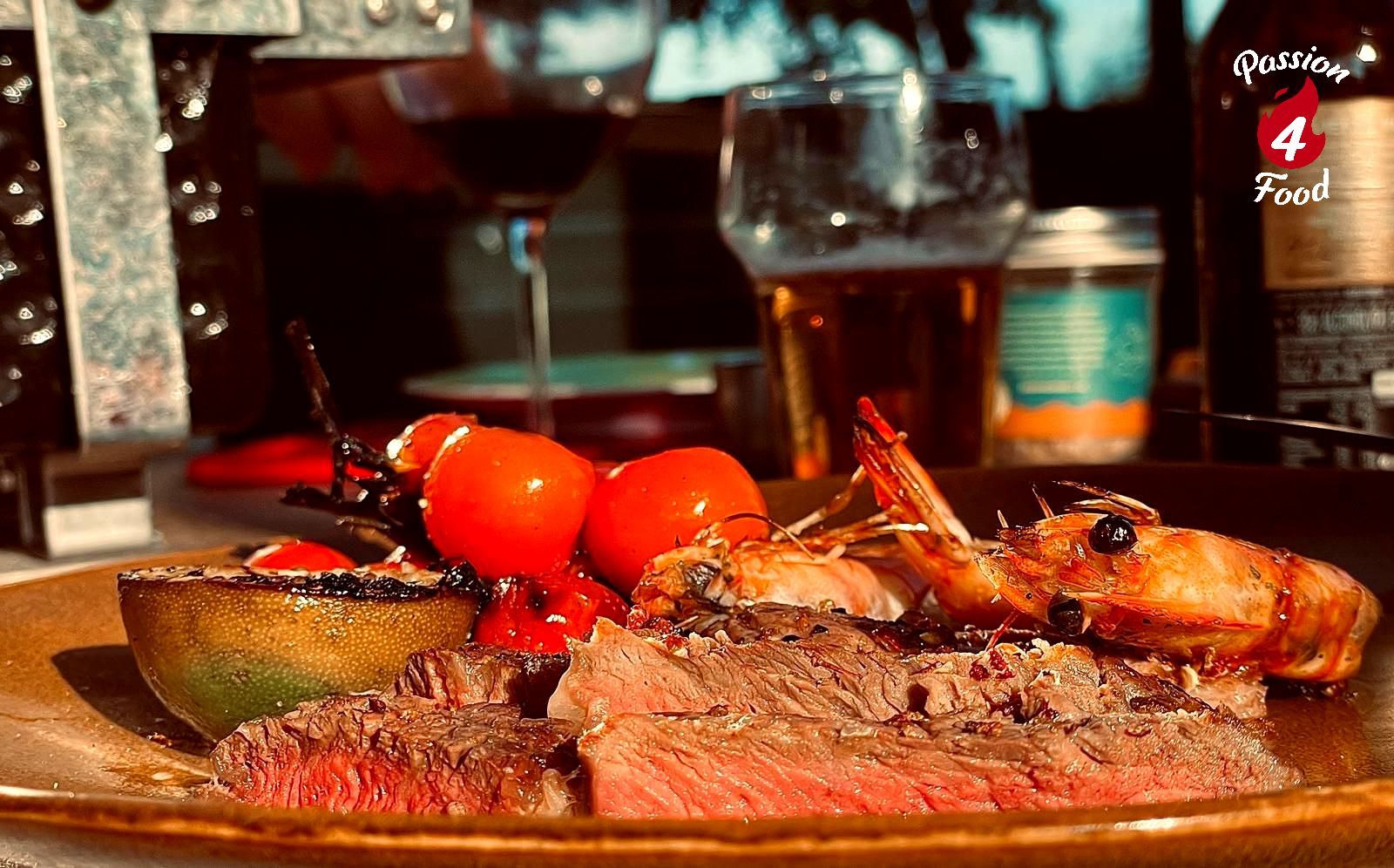 Surf & Turf - Ribeye & Gamba