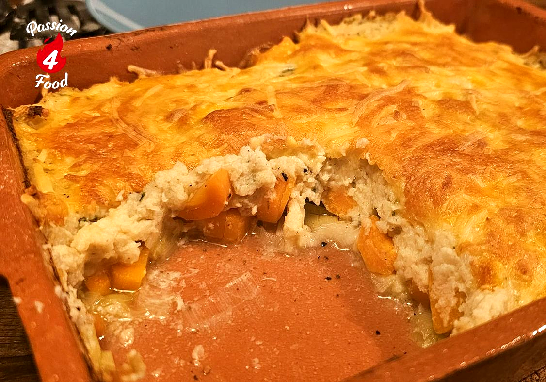 Kabeljauwschotel met Bloemkoolsaus