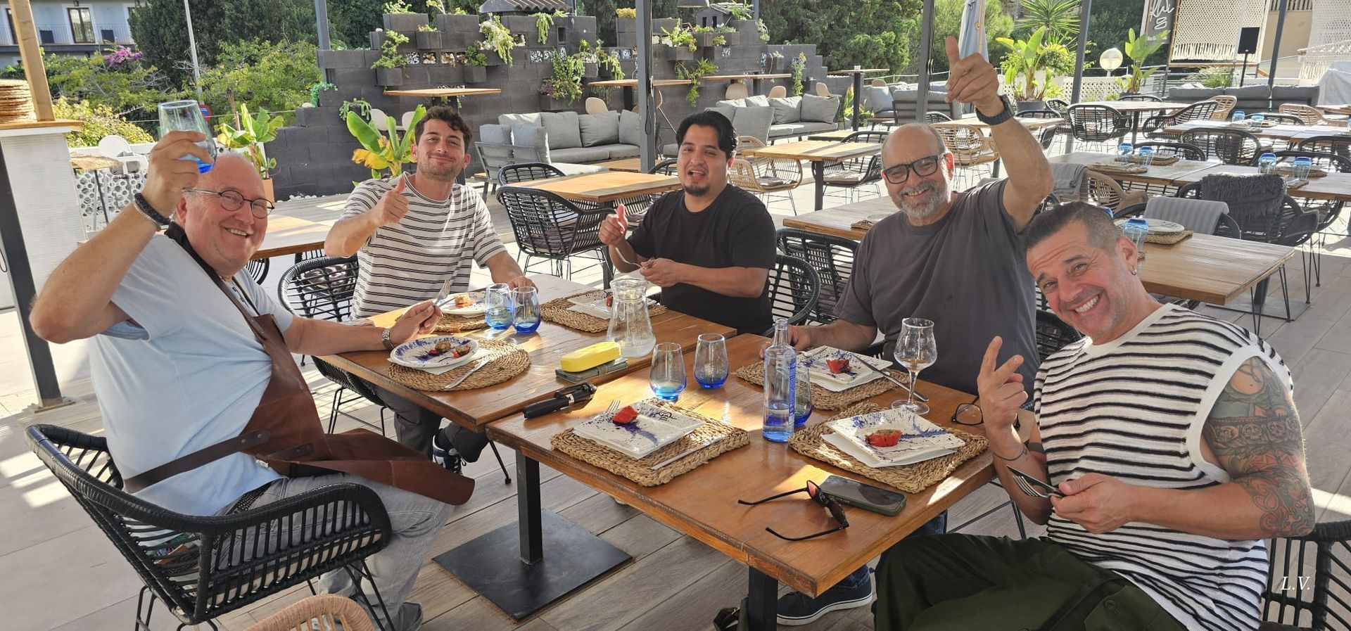 Kai Restaurant Grill Try Out aan tafel