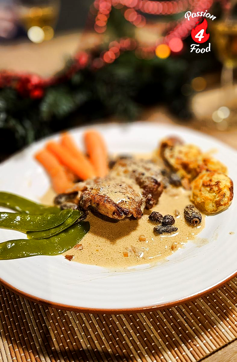 Poulet aux Morilles