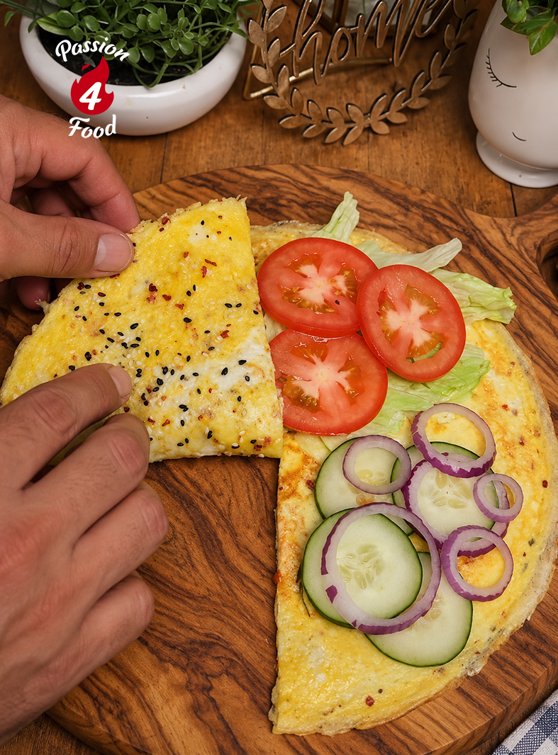 Ricepaper Eggwraps met kip en avocado