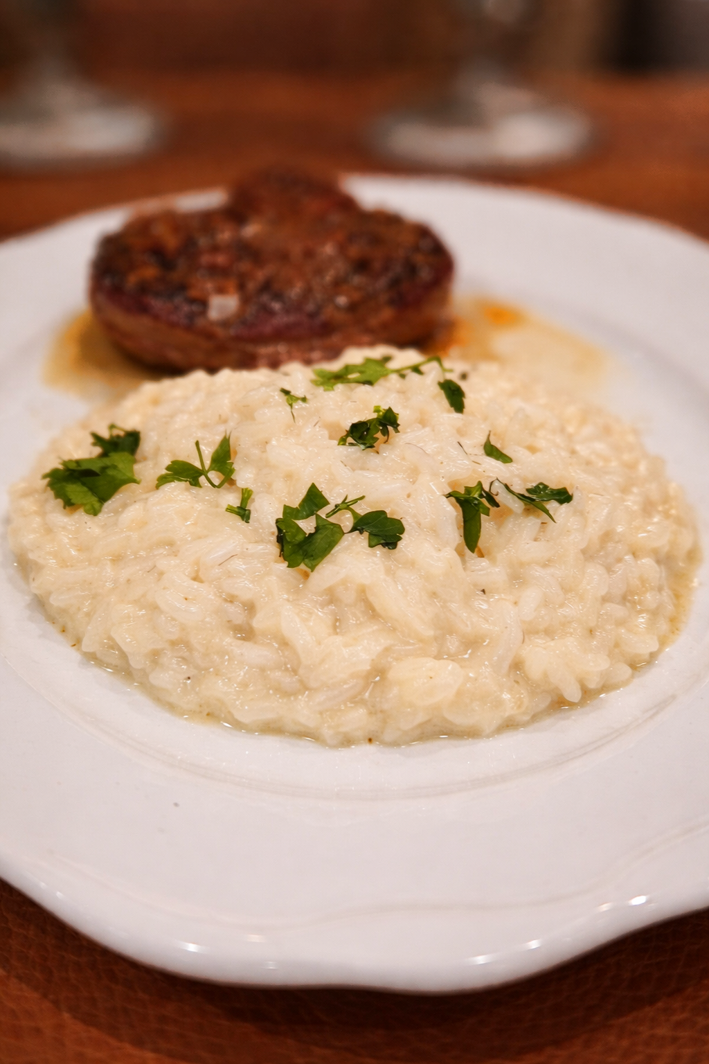 Risotto al burroe parmigiano reggiano