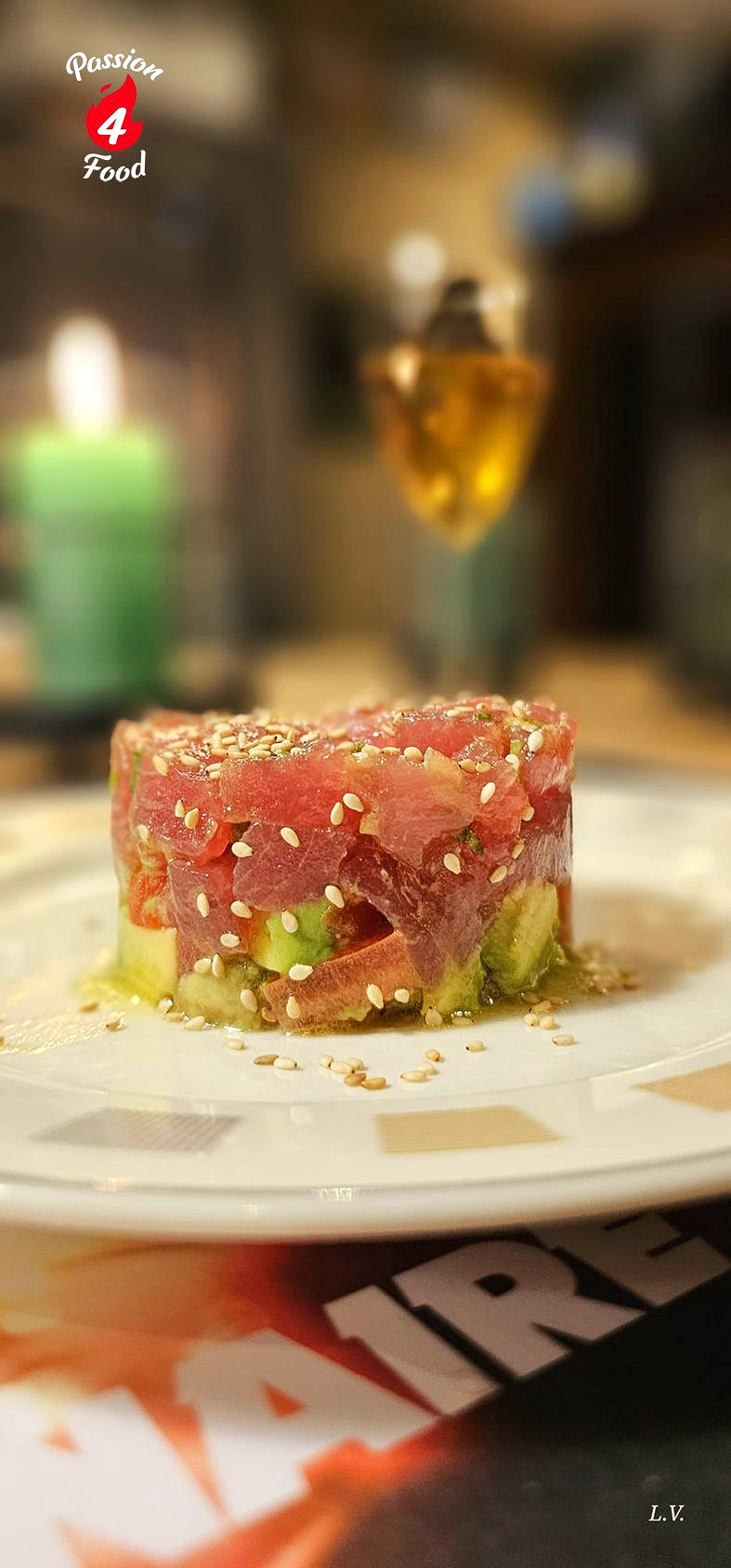 Tartar de tuna rojo tapa
