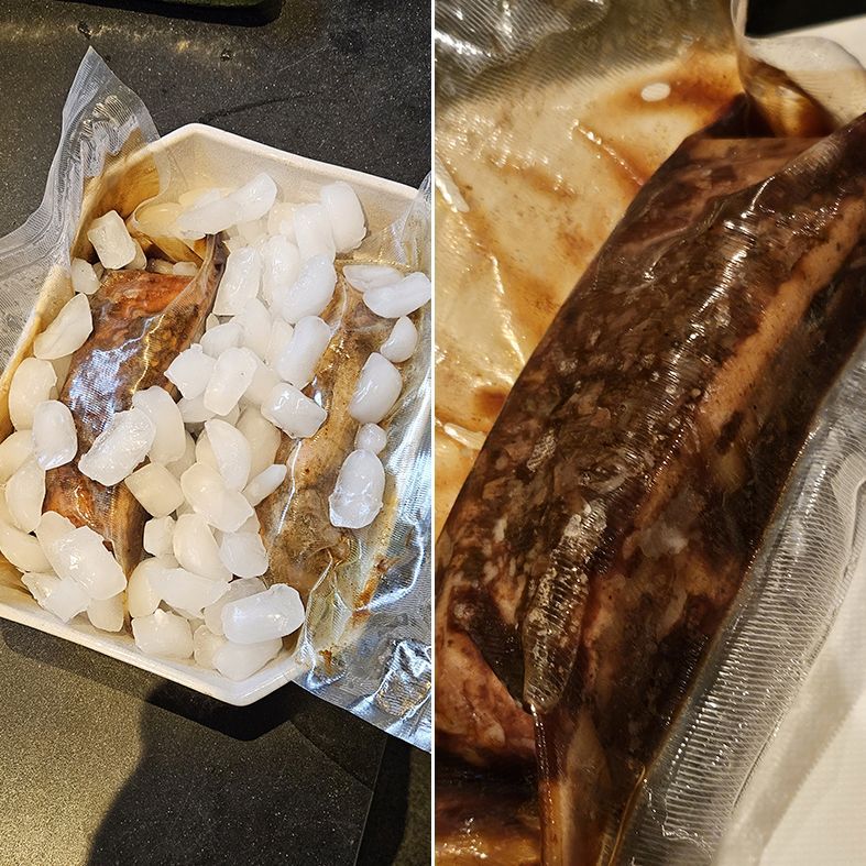 Terug gekoeld gaar Buikspek