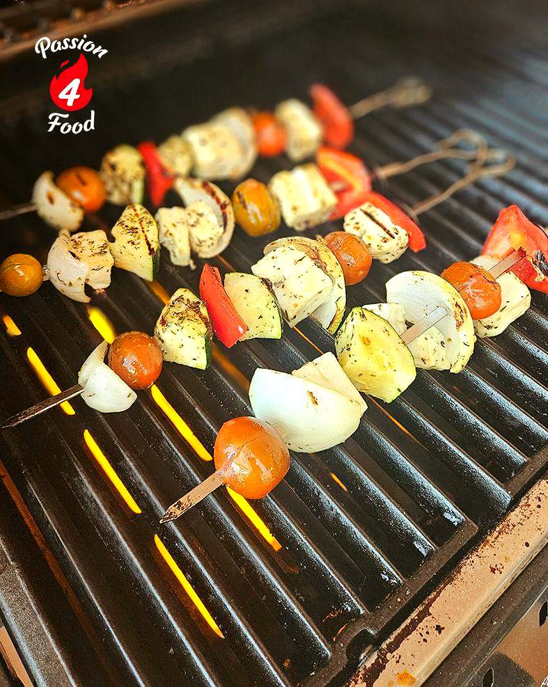 Vegetarische Souvlaki