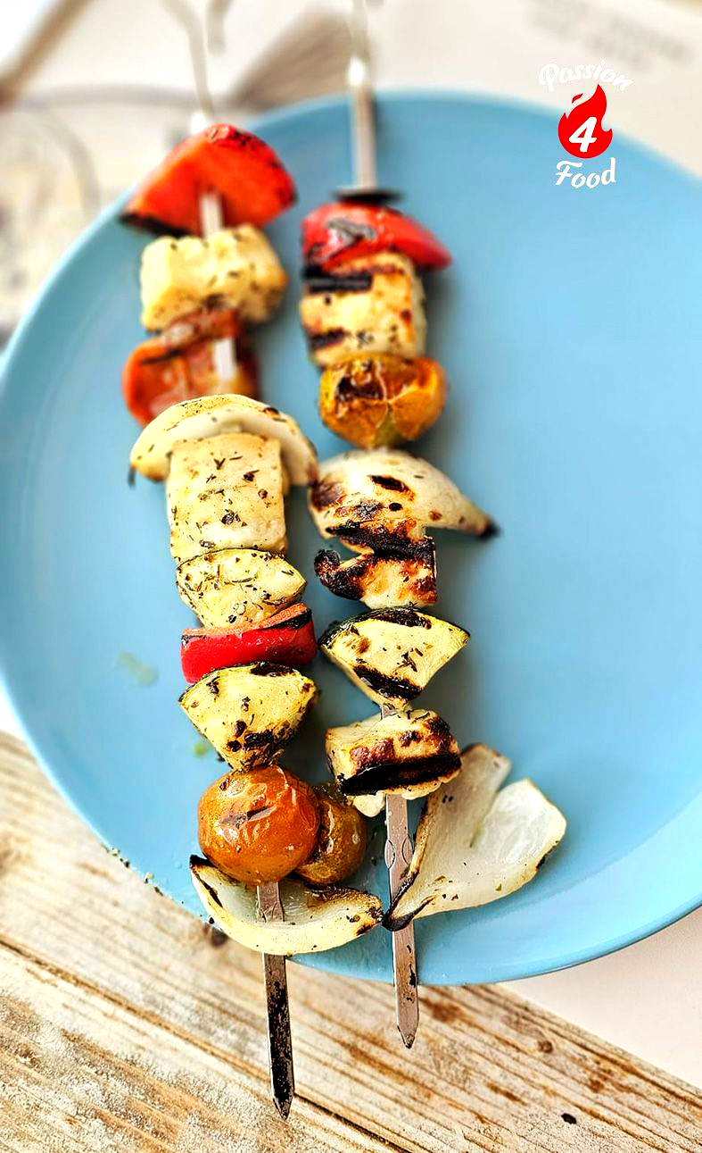 Vegetarische Souvlaki