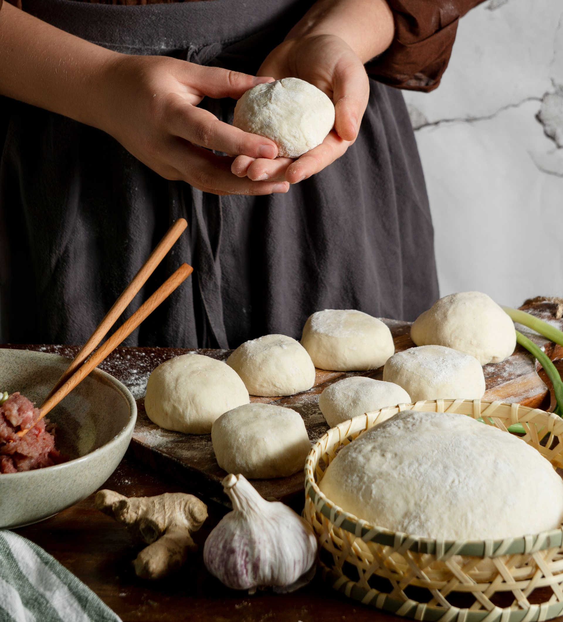 Bao buns maken